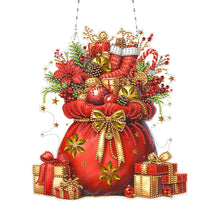 Load image into Gallery viewer, Acrylic Christmas Rhinestone Diamond Art Window Pendants for Garden Window Decor