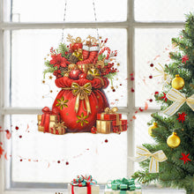 Load image into Gallery viewer, Acrylic Christmas Rhinestone Diamond Art Window Pendants for Garden Window Decor