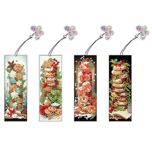 Load image into Gallery viewer, 4Pcs Special Shaped Colorful Pattern Diamond Painting Bookmark for Reading Lover