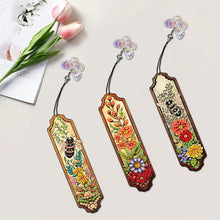 Load image into Gallery viewer, 3Pcs Special Shaped Animal Flower 5D DIY Diamond Art Book Mark for Reading Lover