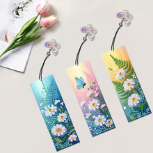 Load image into Gallery viewer, 3Pcs Special Shaped Animal Flower 5D DIY Diamond Art Book Mark for Reading Lover