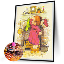 Load image into Gallery viewer, Diamond Painting - Full Round - Cartoon little girl (30*40CM)