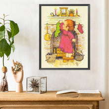 Load image into Gallery viewer, Diamond Painting - Full Round - Cartoon little girl (30*40CM)