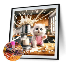 Load image into Gallery viewer, Diamond Painting - Full Round - Funny cat (40*40CM)