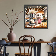 Load image into Gallery viewer, Diamond Painting - Full Round - Funny cat (40*40CM)