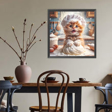 Load image into Gallery viewer, Diamond Painting - Full Round - Funny cat (40*40CM)