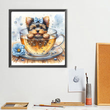 Load image into Gallery viewer, Diamond Painting - Full Round - Juice cup puppy (40*40CM)