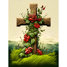 Load image into Gallery viewer, Diamond Painting - Full Round - Cross (30*40CM)