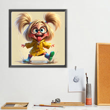 Load image into Gallery viewer, Diamond Painting - Full Round - Funny girl (40*40CM)