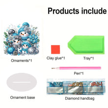 Load image into Gallery viewer, Acrylic Christmas Cardinal Diamond Painting Desktop Decors for Home Office Decor