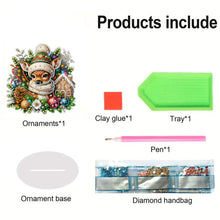 Load image into Gallery viewer, Acrylic Christmas Cardinal Diamond Painting Desktop Decors for Home Office Decor