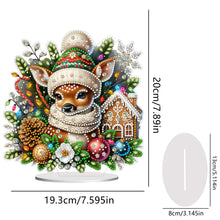 Load image into Gallery viewer, Acrylic Christmas Cardinal Diamond Painting Desktop Decors for Home Office Decor