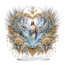 Load image into Gallery viewer, Acrylic Christmas Cardinal Diamond Painting Desktop Decors for Home Office Decor