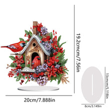 Load image into Gallery viewer, Acrylic Christmas Cardinal Diamond Painting Desktop Decors for Home Office Decor