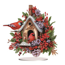 Load image into Gallery viewer, Acrylic Christmas Cardinal Diamond Painting Desktop Decors for Home Office Decor