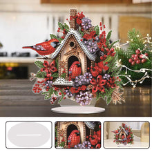 Load image into Gallery viewer, Acrylic Christmas Cardinal Diamond Painting Desktop Decors for Home Office Decor