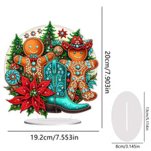 Load image into Gallery viewer, Acrylic Christmas Cardinal Diamond Painting Desktop Decors for Home Office Decor