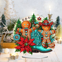 Load image into Gallery viewer, Acrylic Christmas Cardinal Diamond Painting Desktop Decors for Home Office Decor