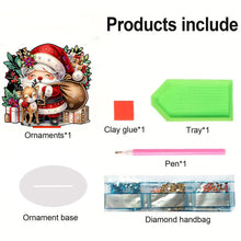 Load image into Gallery viewer, Acrylic Christmas Cardinal Diamond Painting Desktop Decors for Home Office Decor