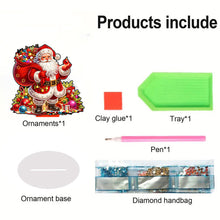 Load image into Gallery viewer, Acrylic Christmas Cardinal Diamond Painting Desktop Decors for Home Office Decor