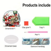 Load image into Gallery viewer, Acrylic Christmas Cardinal Diamond Painting Desktop Decors for Home Office Decor