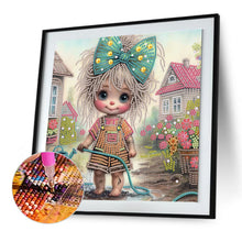 Load image into Gallery viewer, Diamond Painting - Partial Special Shaped - Cute children (30*30CM)