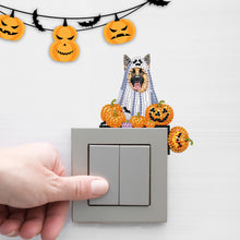 Load image into Gallery viewer, 4Pcs Acrylic Cute Cartoon 5D DIY Diamond Wall Switch Sticker for Wall Decoration