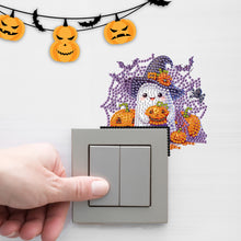 Load image into Gallery viewer, 4Pcs Acrylic Cute Cartoon 5D DIY Diamond Wall Switch Sticker for Wall Decoration