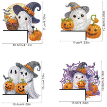 Load image into Gallery viewer, 4Pcs Acrylic Cute Cartoon 5D DIY Diamond Wall Switch Sticker for Wall Decoration