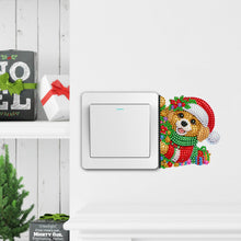 Load image into Gallery viewer, 4Pcs Acrylic Cute Cartoon 5D DIY Diamond Wall Switch Sticker for Wall Decoration