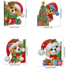 Load image into Gallery viewer, 4Pcs Acrylic Cute Cartoon 5D DIY Diamond Wall Switch Sticker for Wall Decoration