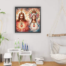 Load image into Gallery viewer, Diamond Painting - Partial Special Shaped - Religious Jesus Mother (40*40CM)