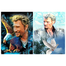 Load image into Gallery viewer, 2pcs Round Diamond Painting Set - Johnny singer (30*40CM)