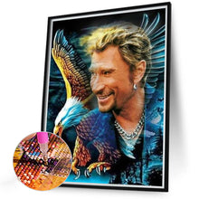 Load image into Gallery viewer, 2pcs Round Diamond Painting Set - Johnny singer (30*40CM)