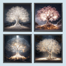 Load image into Gallery viewer, 4pcs Round Diamond Painting Set - Tree of life (30*30CM)