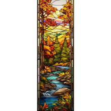 Load image into Gallery viewer, AB Diamond Painting - Full Round - Autumn scenery glass art (30*90CM)