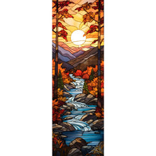 Load image into Gallery viewer, AB Diamond Painting - Full Round - Autumn Stream glass art (30*90CM)