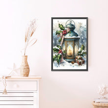 Load image into Gallery viewer, AB Diamond Painting - Full Round - Christmas night lantern (40*60CM)
