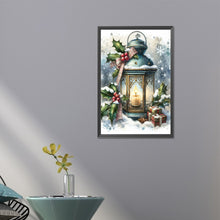 Load image into Gallery viewer, AB Diamond Painting - Full Round - Christmas night lantern (40*60CM)