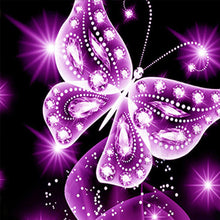 Load image into Gallery viewer, 3pcs Round Diamond Painting Set - Butterfly (30*40CM)