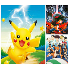 Load image into Gallery viewer, 3pcs Round Diamond Painting Set - Cartoon series (30*40CM)