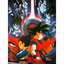 Load image into Gallery viewer, 3pcs Round Diamond Painting Set - Cartoon series (30*40CM)