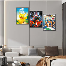 Load image into Gallery viewer, 3pcs Round Diamond Painting Set - Cartoon series (30*40CM)