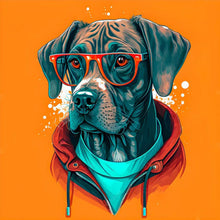 Load image into Gallery viewer, 4pcs Round Diamond Painting Set - Animal series (30*40CM)