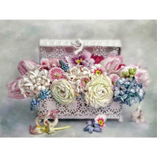 Load image into Gallery viewer, 4pcs Round Diamond Painting Set - Flower series (30*40CM)