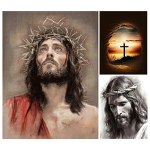 Load image into Gallery viewer, 3pcs Round Diamond Painting Set - Faith series (30*40CM)