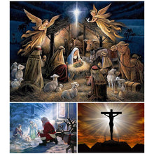 Load image into Gallery viewer, 3pcs Round Diamond Painting Set - Faith series (40*30CM)