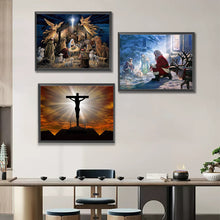Load image into Gallery viewer, 3pcs Round Diamond Painting Set - Faith series (40*30CM)
