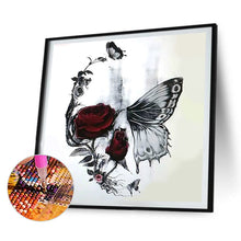 Load image into Gallery viewer, 4pcs Round Diamond Painting Set - Flowers and nature (30*30CM)