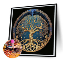 Load image into Gallery viewer, 2pcs Round Diamond Painting Set - Tree of life (30*30CM)